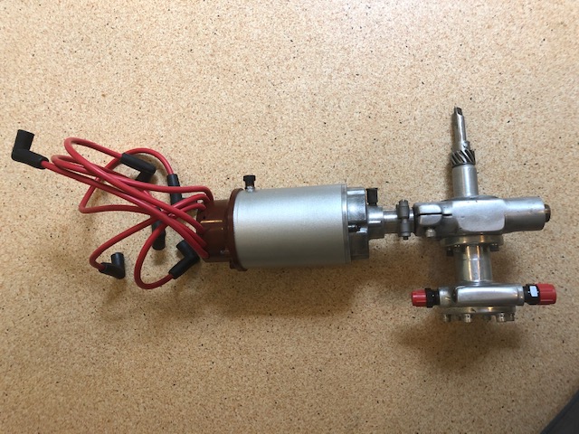 Angle drive assembled with pump and magneto side view.JPG