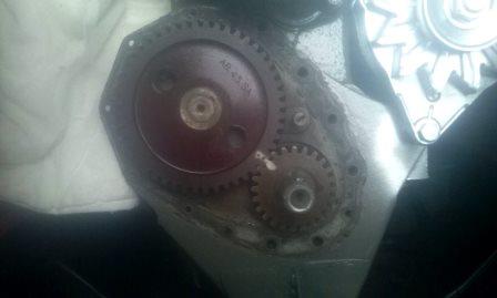 Timing cover off