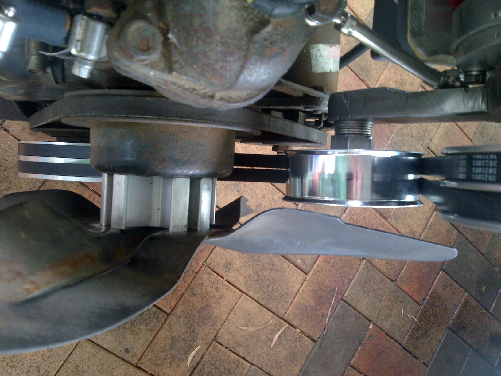 Drive belt and fan spacer.jpg