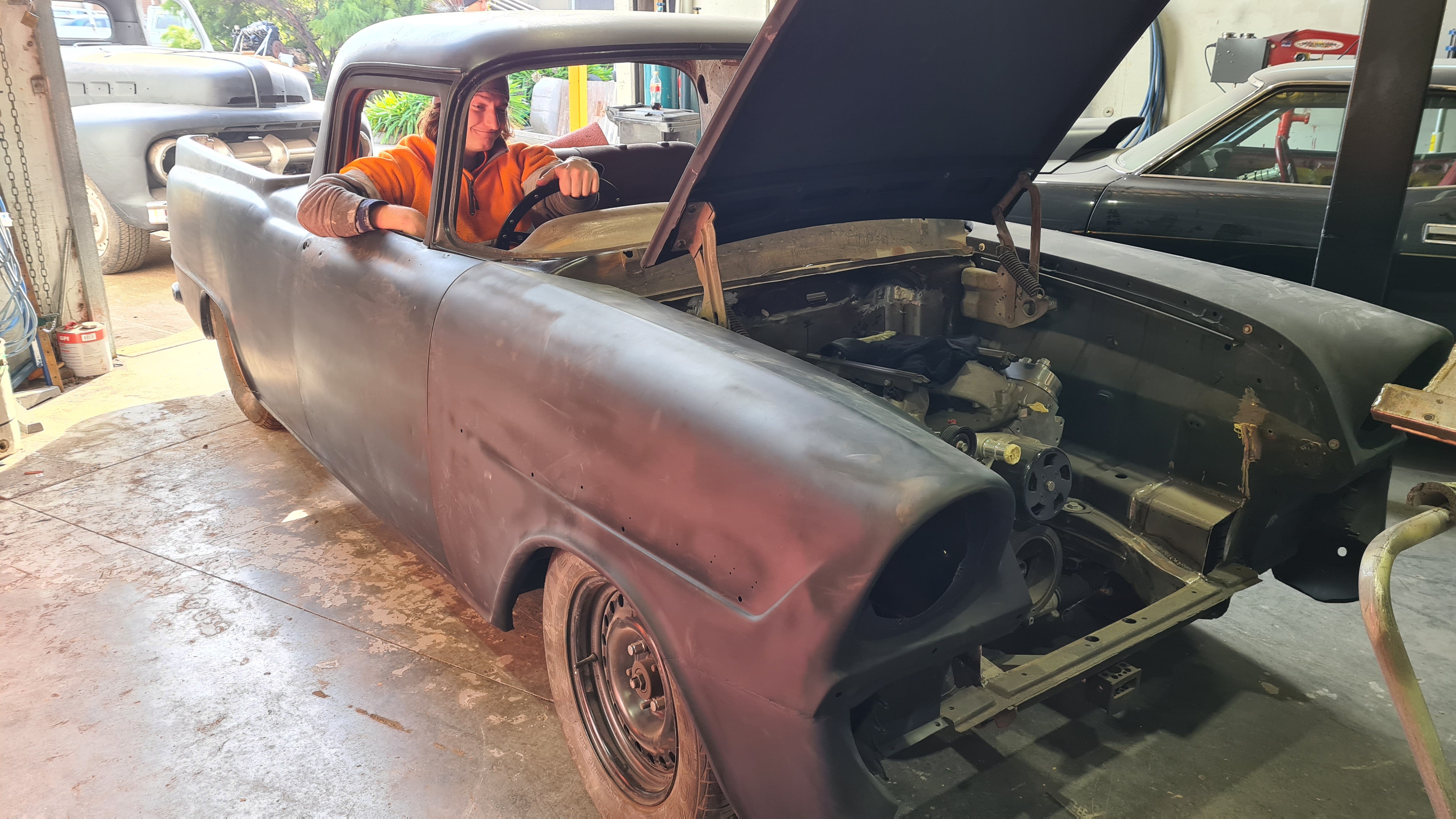 Body is all in sealer now.