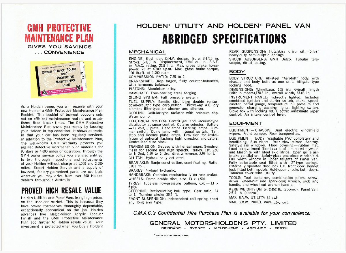 EK Holden commercial sales brochure specifications page.png