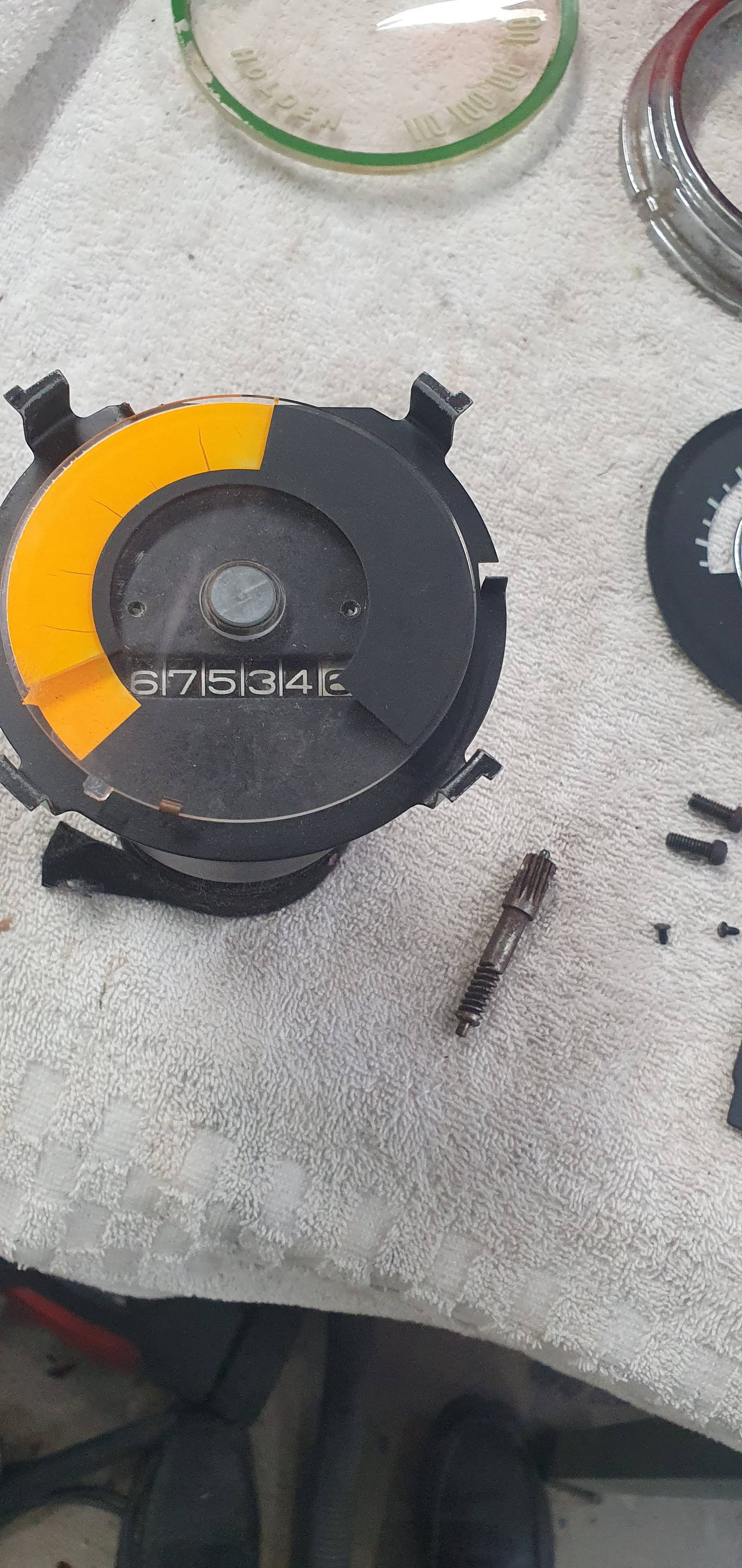 How it shows increasing speed