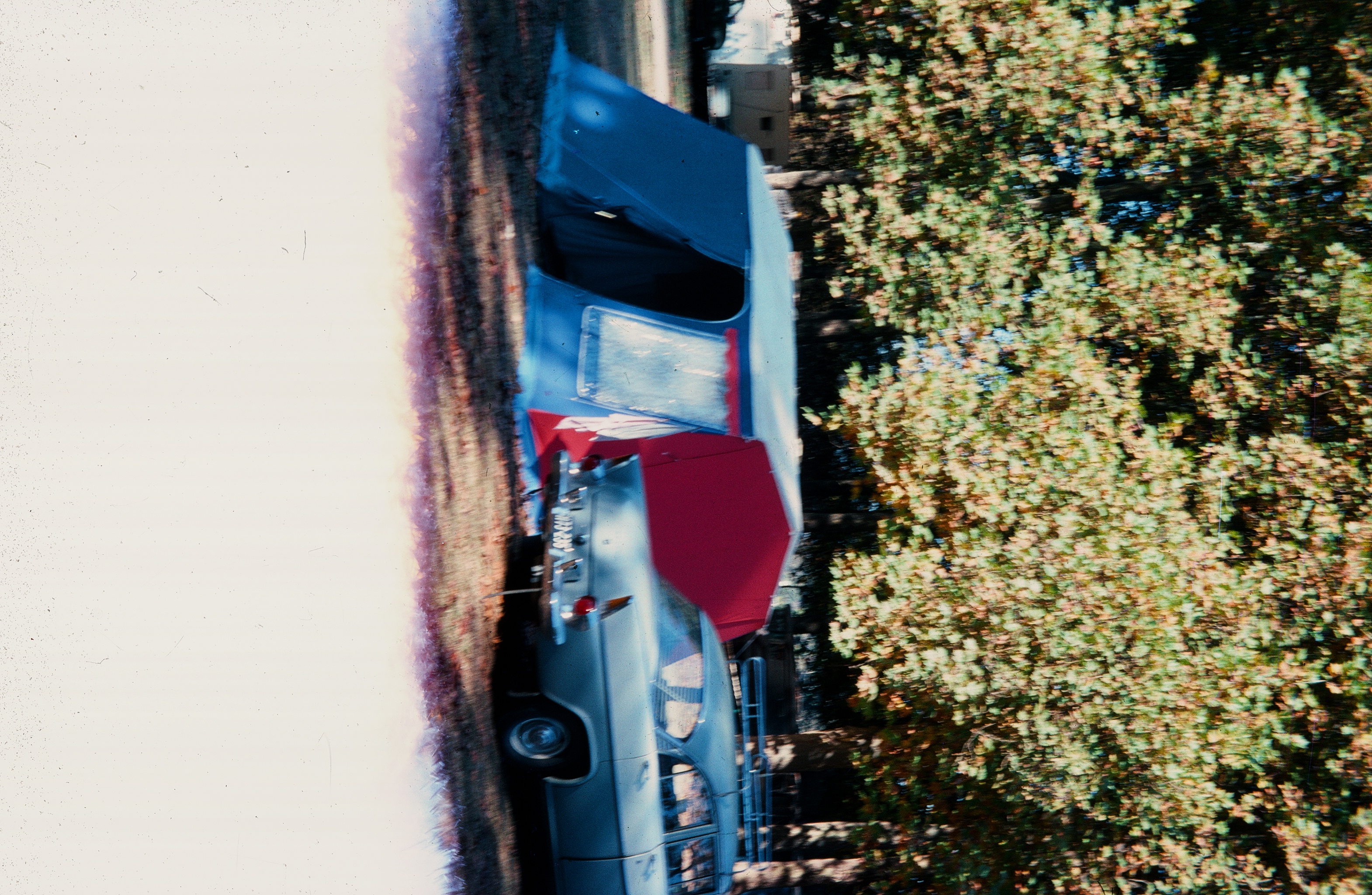 Family camping in 1976 (note roof rack fitted to carry all the necessary luggage &amp; gear)