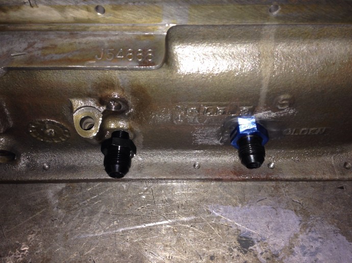Grey motor full flow oil filter