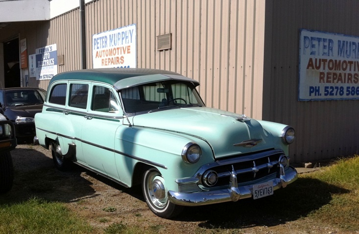 Lovely 53 Chevy Wagon Uber-rare