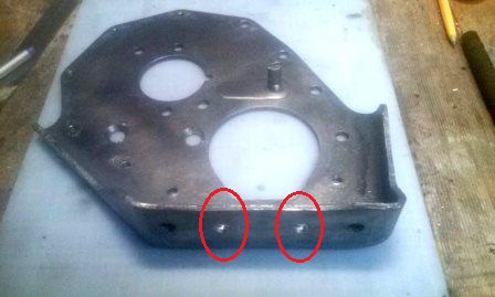 Cover plate to be fitted with drilled mounting holes