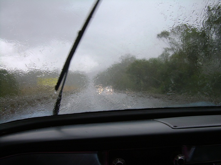 Torential Rain gets into every cavity