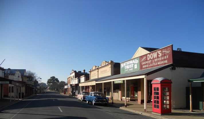 Chiltern Vic on the way back perfect day